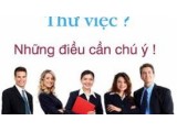 Điều gì tối kỵ trong giai đoạn thử việc?